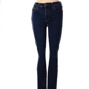 GAP women's dark wash TRUE SKINNY mid-rise waist denim blue jeans size 27